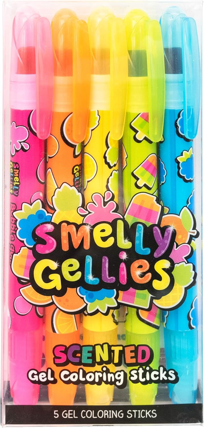 Thumbnail: Smelly Gellies - Patented Gourmet Scented Glidewrite Gel Coloring Sticks, Crayo