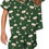 Thumbnail: SHESHOW Funny Graphic Pajamas for Women Set Button Down Short Sleeve Top and Sh