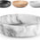 Thumbnail: Travertine Decorative Bowl - 7.8” Diameter & 2” Height - Key Bowl for Entry