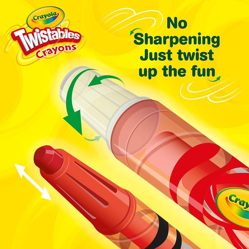 Thumbnail: Crayola Mini Twistables Crayons for Kids (50ct), Cute School Supplies for Girls