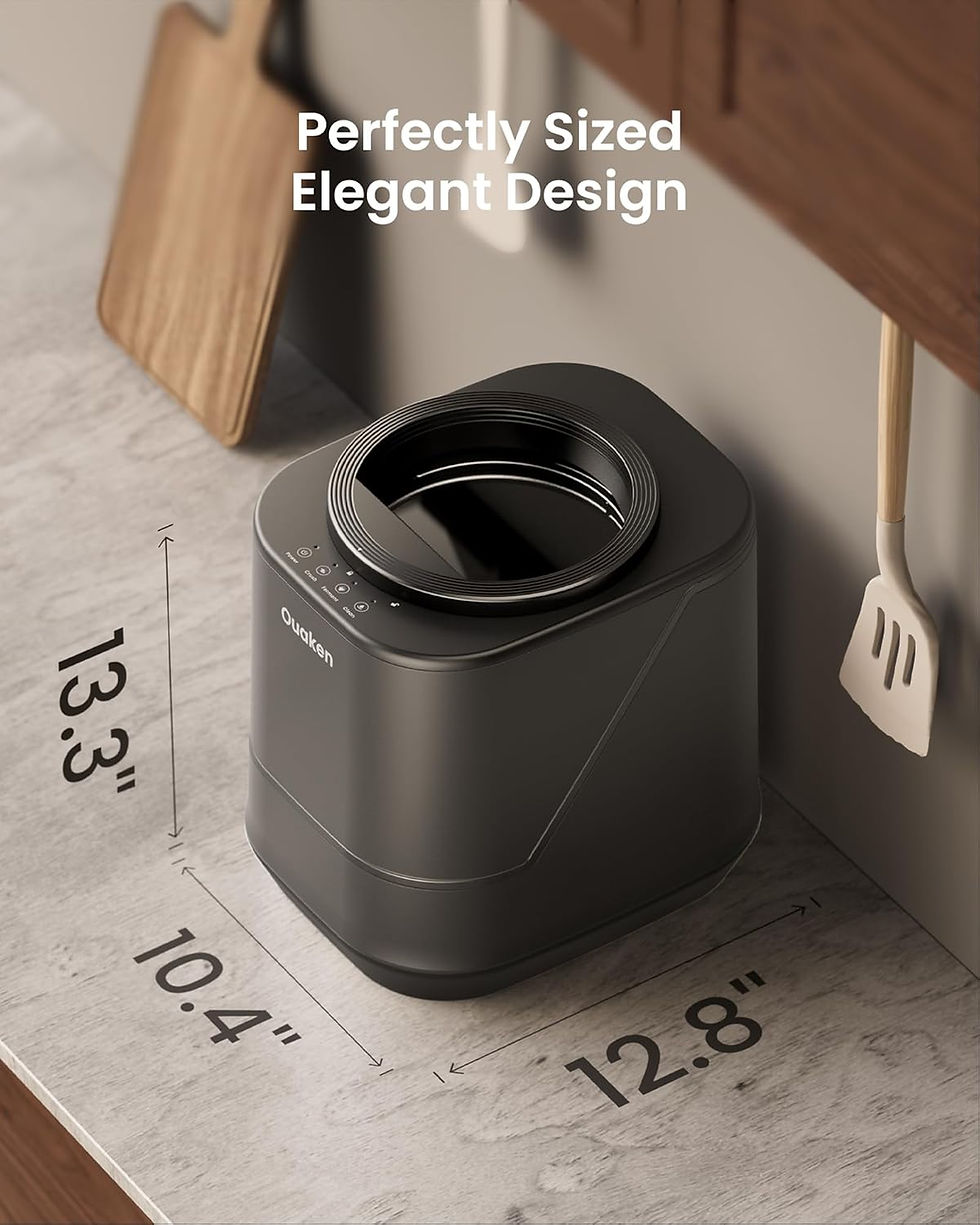 Thumbnail: Electric Composter for Kitchen - 4L Countertop Indoor Compost Bin Smart Odorles