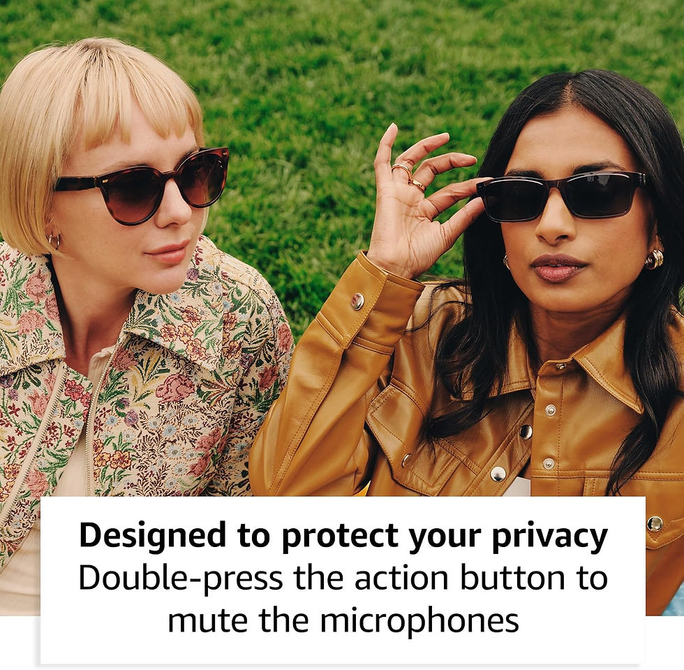 Thumbnail: Amazon Echo Frames, an Alexa device (newest model), Smart glasses with Alexa, M