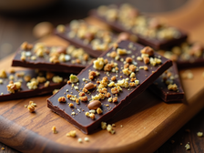 Dubai Chocolate Bark with Pistachio