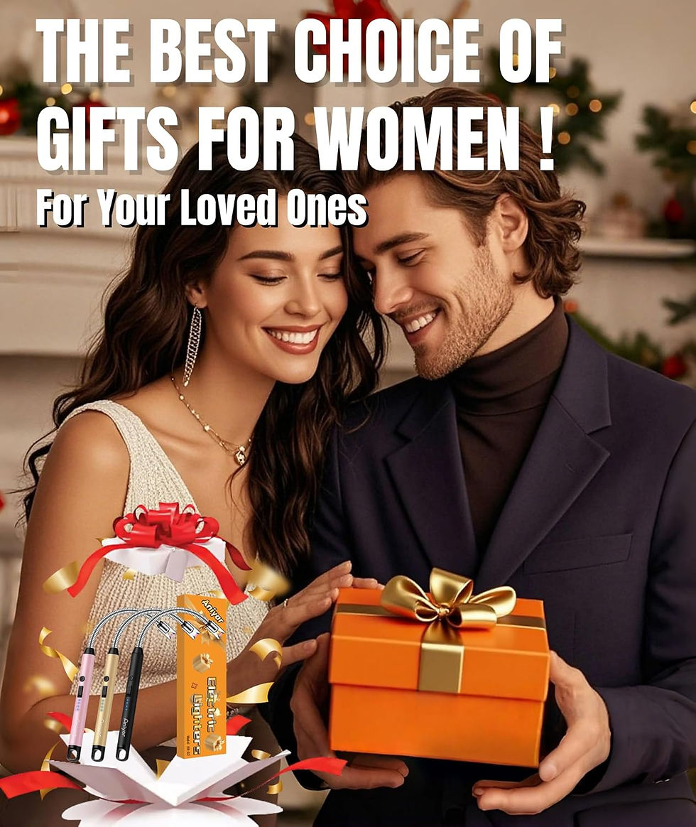 Thumbnail: Christmas Stocking Stuffers - 3 Pack Electric Lighter with 360° Flexible Neck 