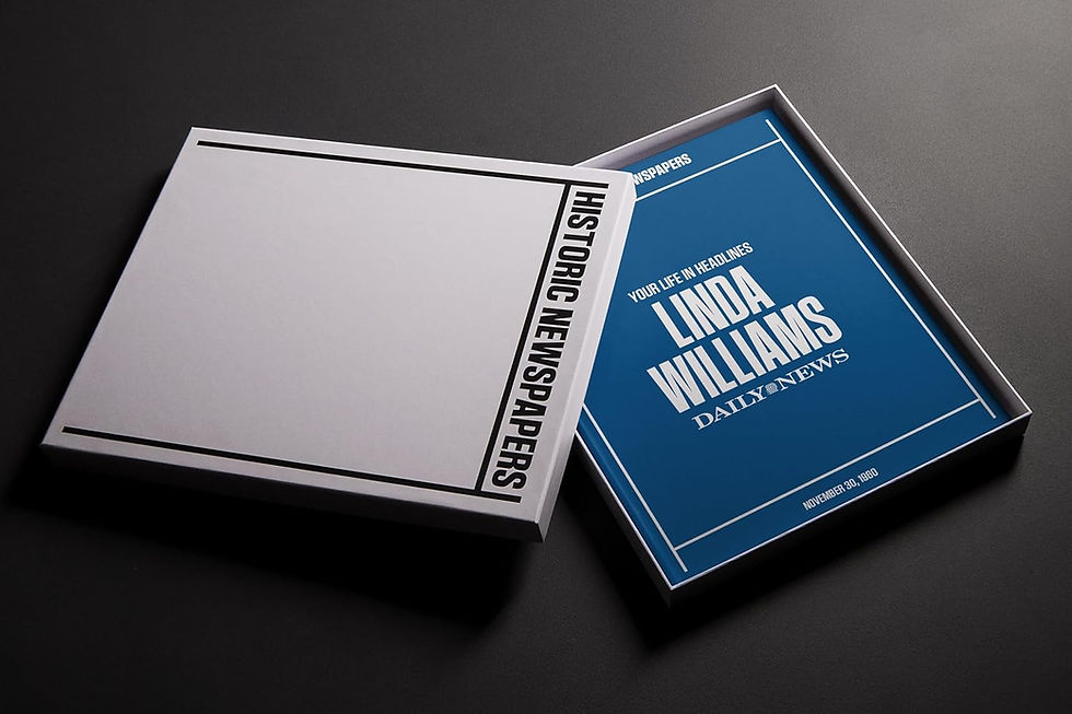 Thumbnail: Signature gifts - Personalised Birthday Newspaper Headlines of Your Day - USA T