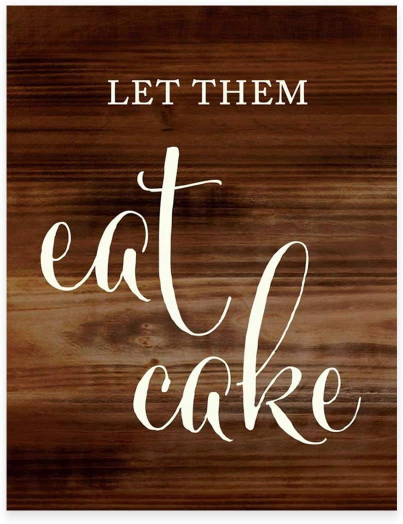 Thumbnail: Andaz Press Wedding Party Signs, Rustic Wood Print, 8.5x11-inch, Time Capsule L