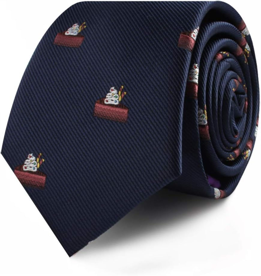 Thumbnail: AUSCUFFLINKS Food & Drink Ties | Speciality Ties for Men | Woven Skinny Necktie