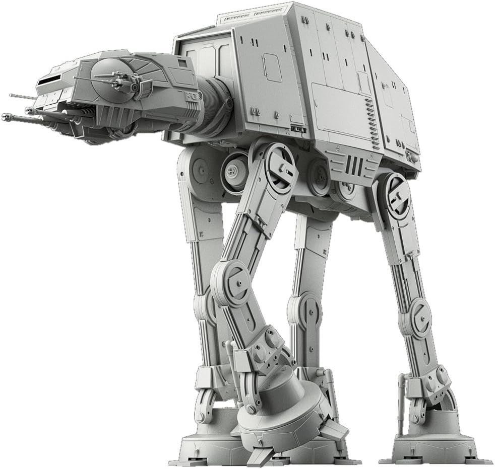 Bandai Hobby Star Wars 1/144 at-at Walker Building Kit, Multi (BAN214476), 8"