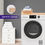 Thumbnail: 54 inch Washer Dryer Countertop with Safety Ledge for Laundry Room Organization