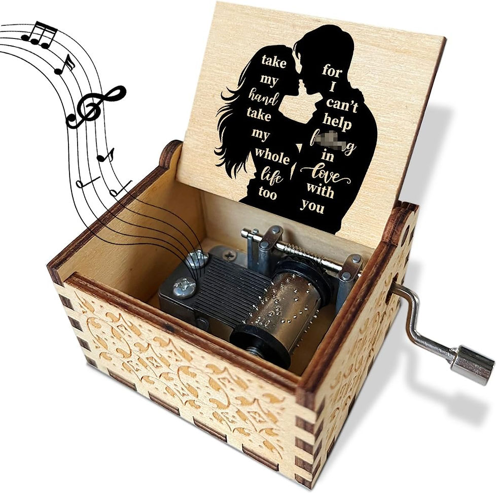 Thumbnail: Wood Music Boxes PS I Love You Things for Boyfriend Romantic Gifts for Women Wi
