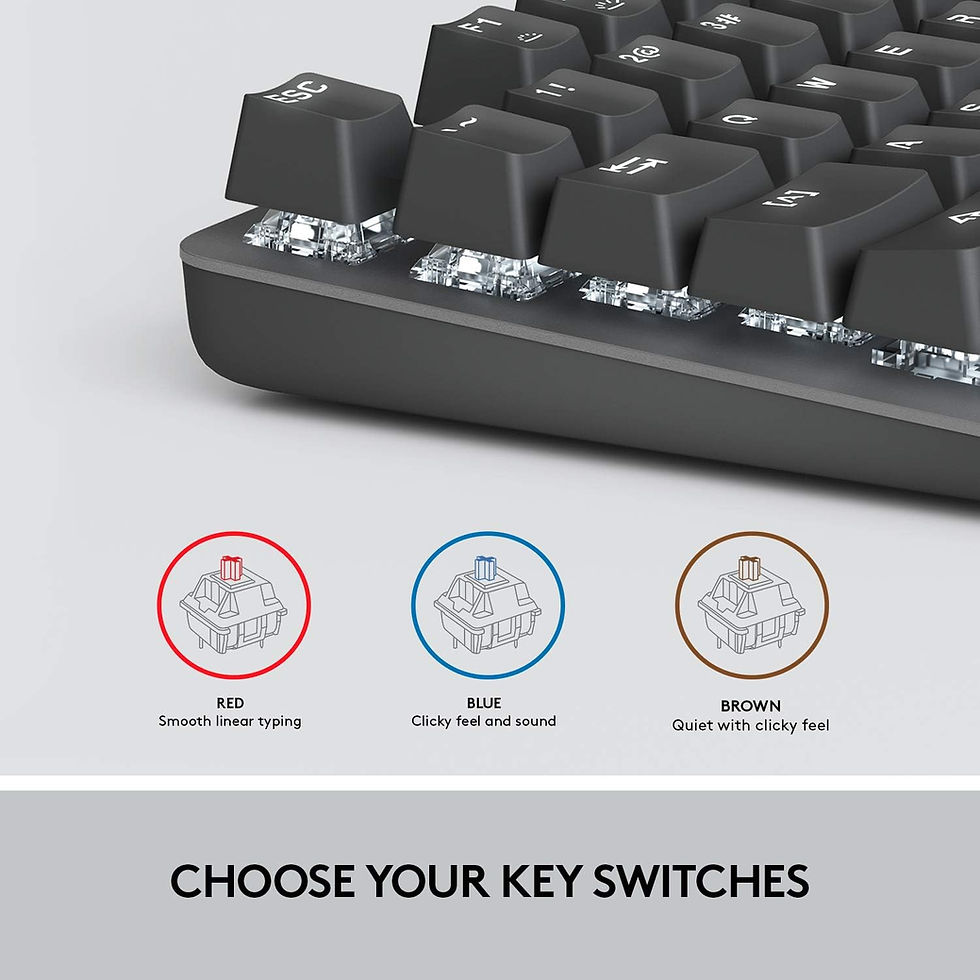 Thumbnail: Logitech K845 Mechanical Illuminated Keyboard,Mechanical Switches, Strong Adjus