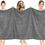 Thumbnail: American Soft Linen Luxury 6 Piece Towel Set, 2 Bath Towels 2 Hand Towel 2 Wash