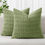 Thumbnail: MIULEE Pack of 2 Corduroy Decorative Throw Pillow Covers 18x18 Inch Soft Boho S