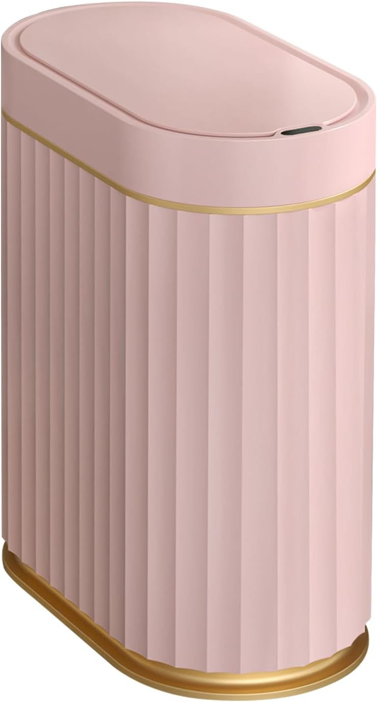 Thumbnail: ELPHECO Automatic Motion Sensor Trash Can - 2 Gallon Slimline for Bathroom, Bed