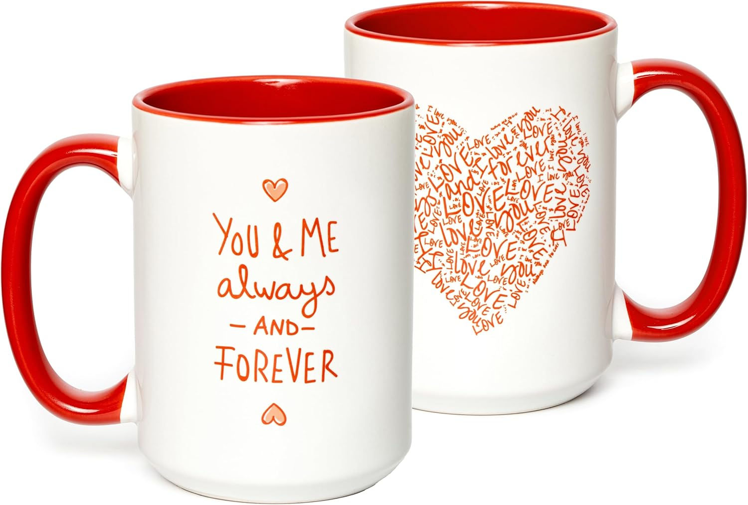 You & Me Always And Forever 14oz Stainless Steel Mug - Great for Hot or Cold Dr