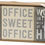 Thumbnail: Primitives by Kathy Home Office Rules No Shoes Shower Or Commute; Office Sweet 