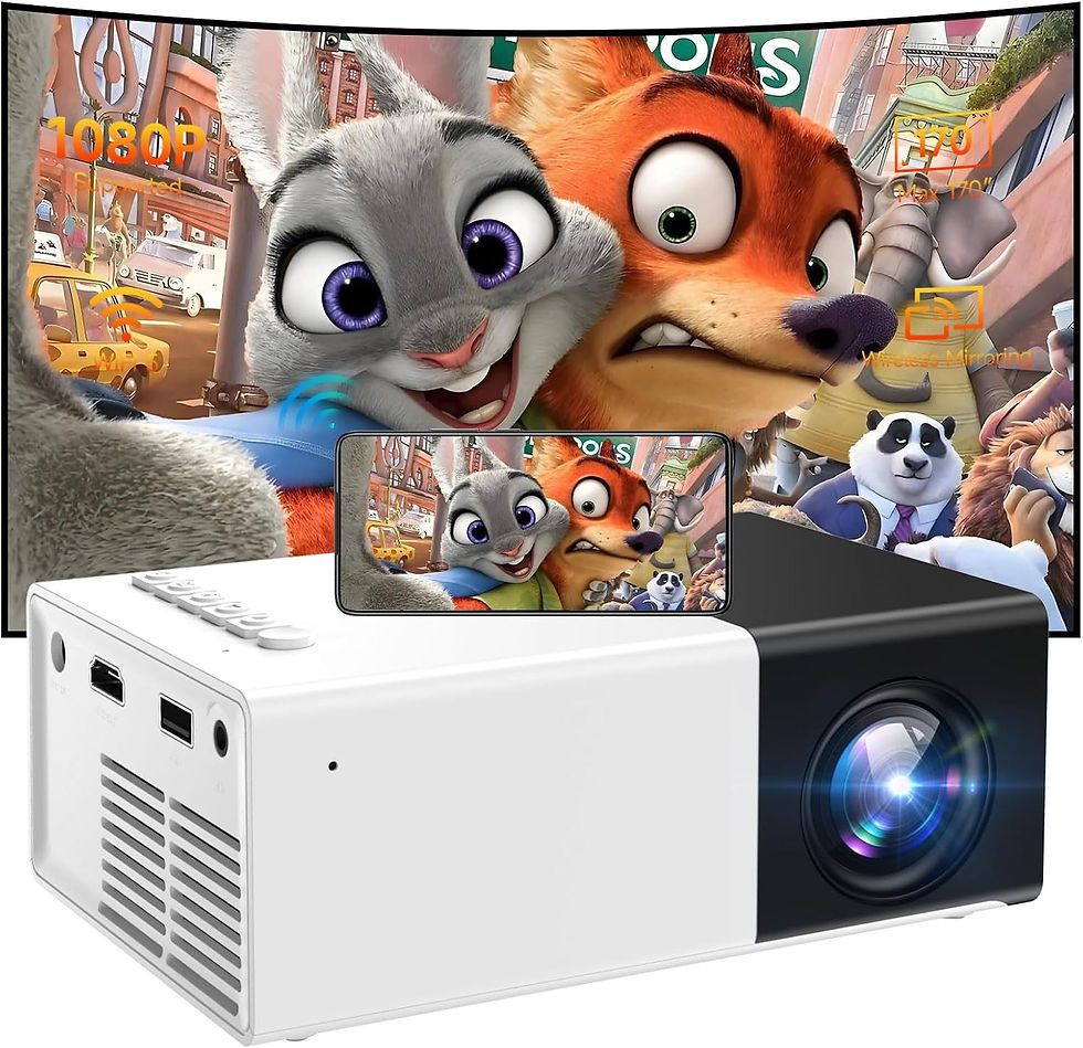 Thumbnail: Projector, Upgraded Bluetooth Projector Supported, Mini Projector for iPhone, O