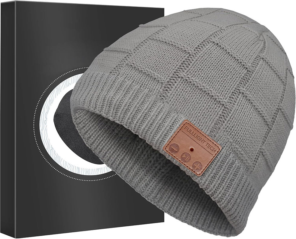Thumbnail: Bluetooth Beanie Hat Headphones Unique Tech Gifts Stocking Stuffer