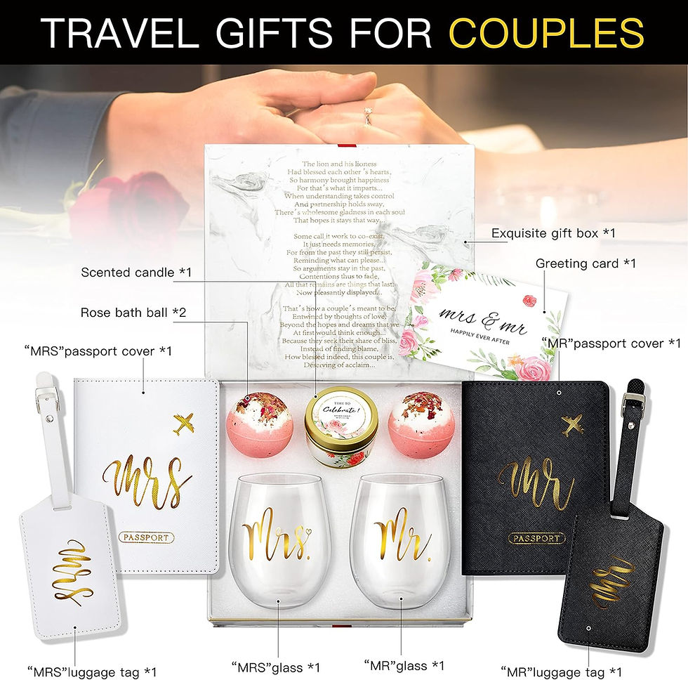 Thumbnail: Wedding and Engagement Gift for Couples - Valentine's Day, Bride and Groom, New