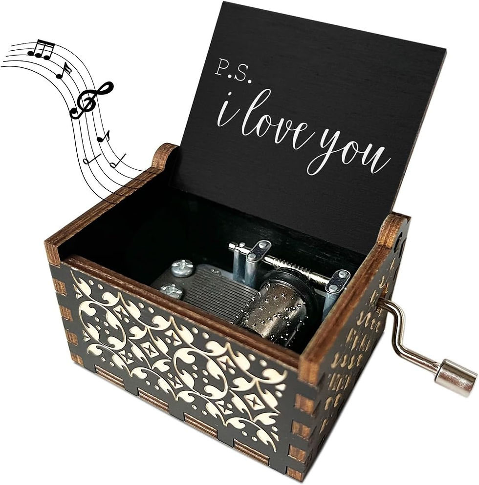 Thumbnail: Wood Music Boxes PS I Love You Things for Boyfriend Romantic Gifts for Women Wi