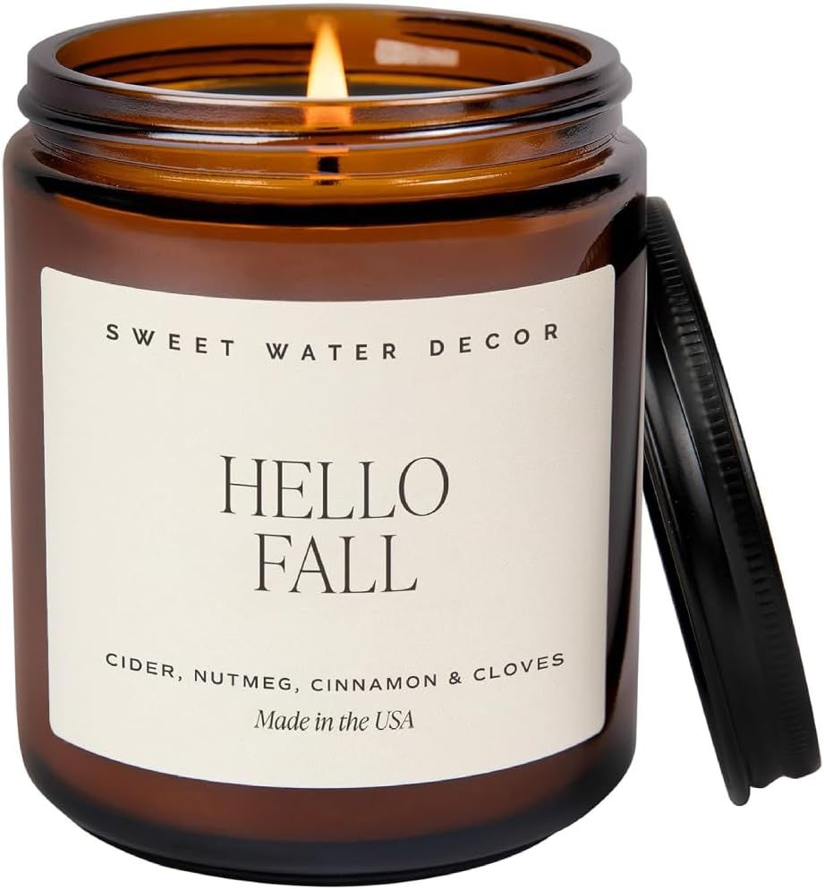 Thumbnail: Sweet Water Decor Cozy Season Soy Candles - Fall Candles with Woods, Warm Spice
