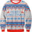Thumbnail: For G and PL Unisex Christmas Ugly Funny 3D Print Sweatshirt Crew Neck Pullover