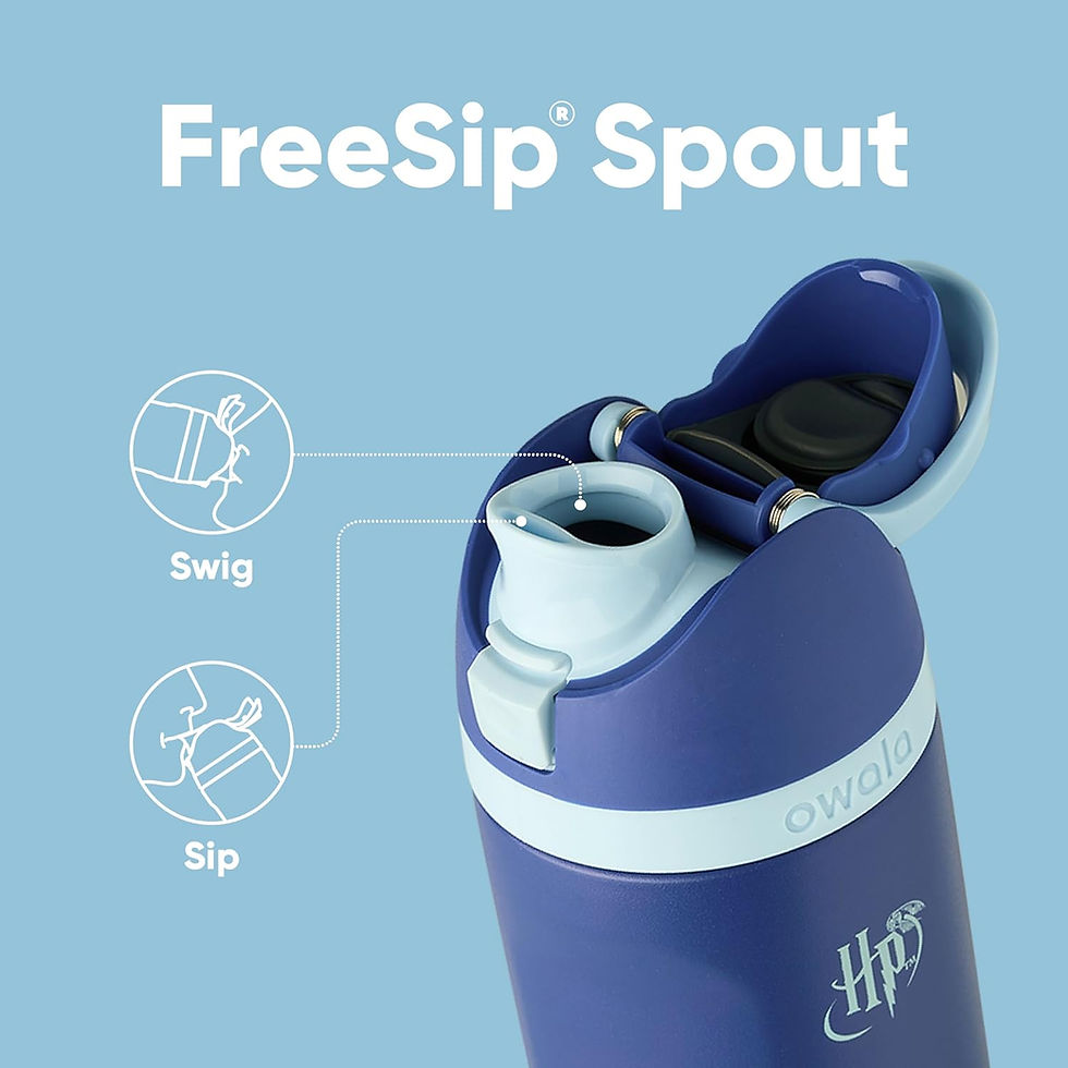 Thumbnail: Owala Harry Potter FreeSip Insulated Stainless Steel Water Bottle with Straw, B