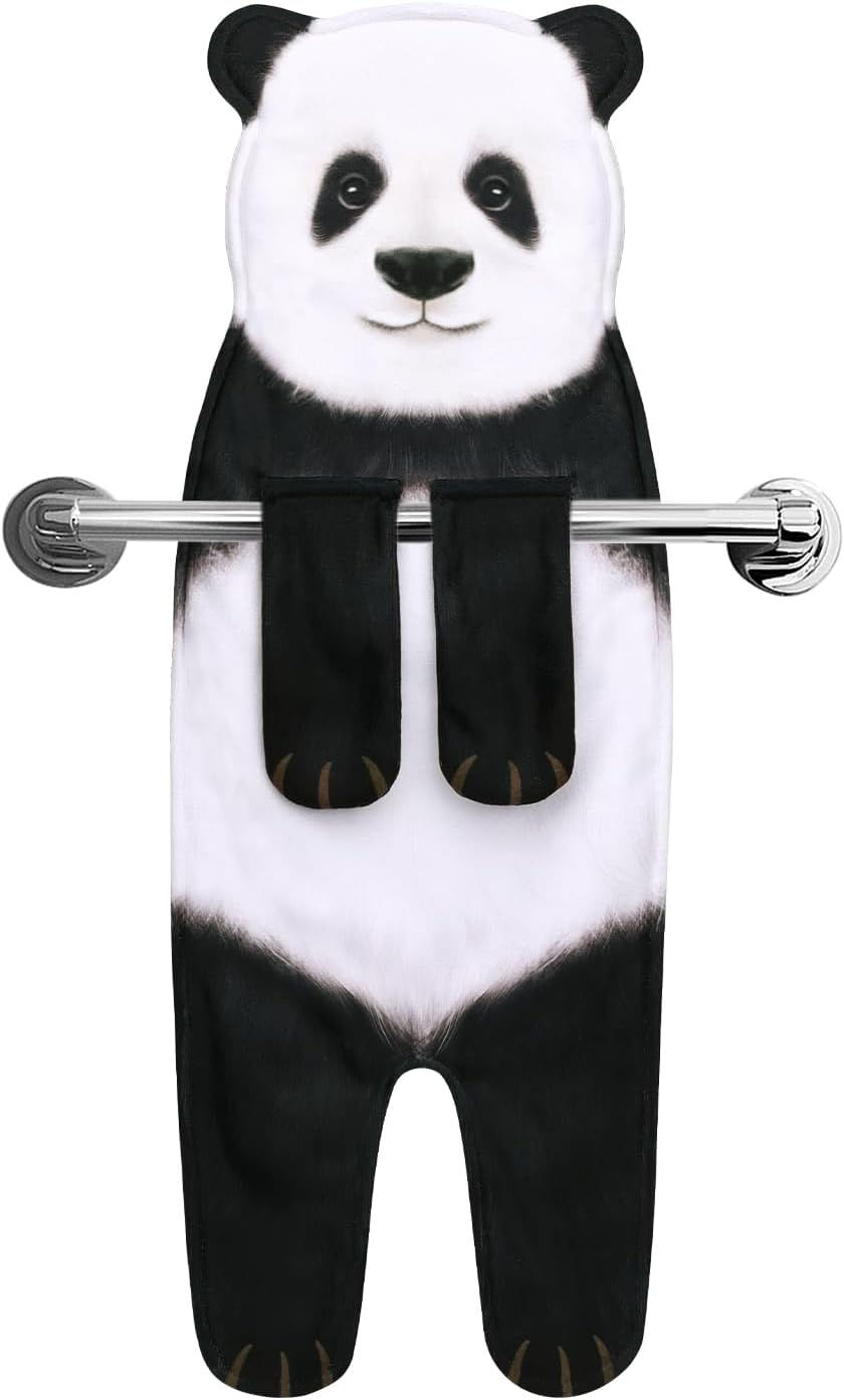 Thumbnail: Cat Funny Hand Towels for Bathroom Kitchen- Cute Decorative Kitten Decor Hangin