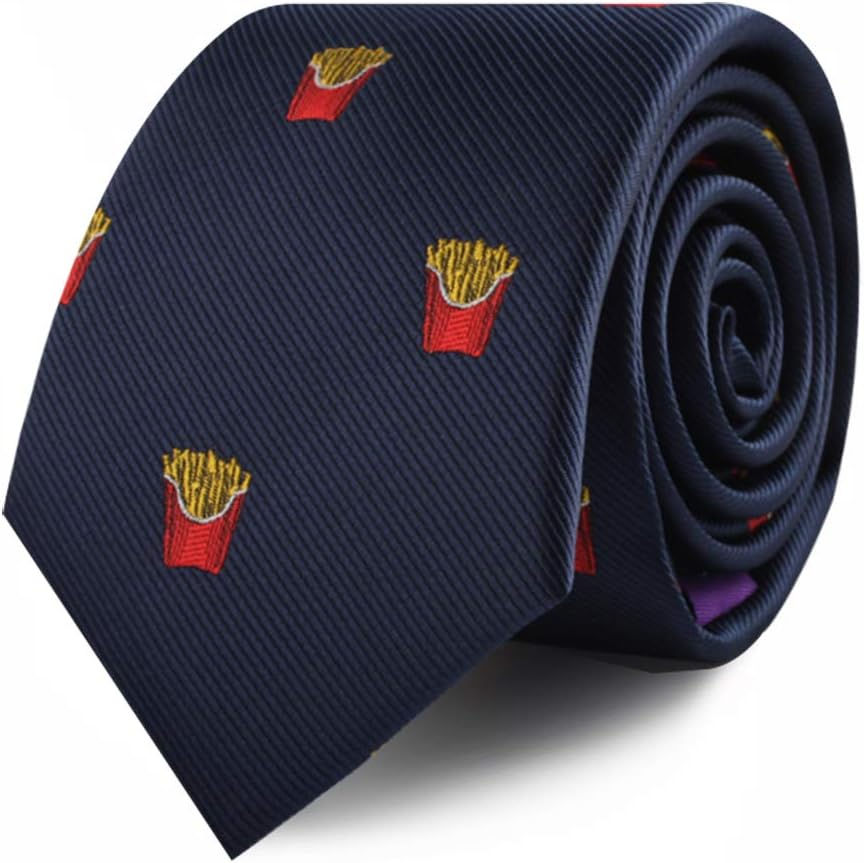 Thumbnail: AUSCUFFLINKS Food & Drink Ties | Speciality Ties for Men | Woven Skinny Necktie