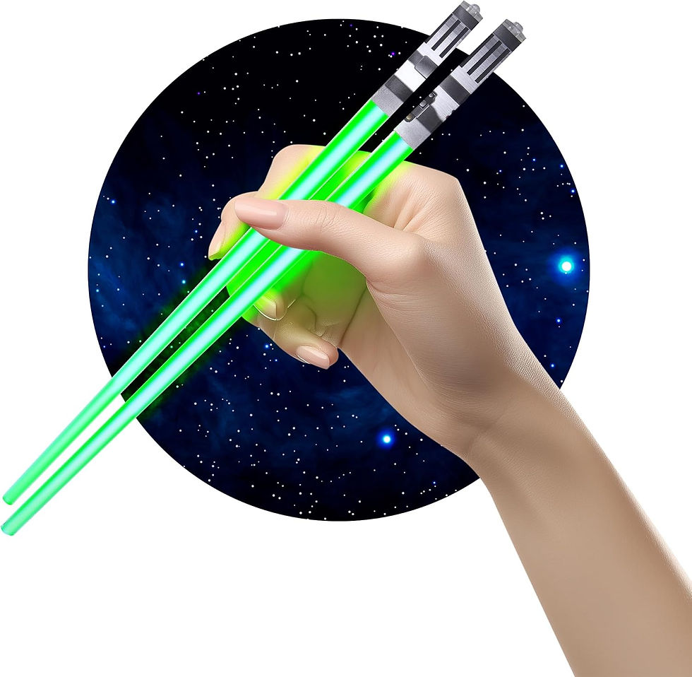 Thumbnail: LightSaber Chopsticks Light Up Saber Led (4 Pairs, Red Blue Green Purple)