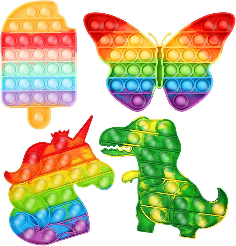 Thumbnail: Fidget Toys, 120 Pack Fidgets Set Stocking Stuffers for Kids Party Favors Autis