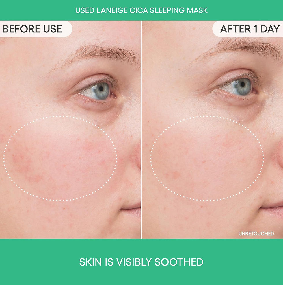 Thumbnail: LANEIGE Cica Sleeping Mask: Korean Sensitive Skin Sleeping Mask for Soothing Hy