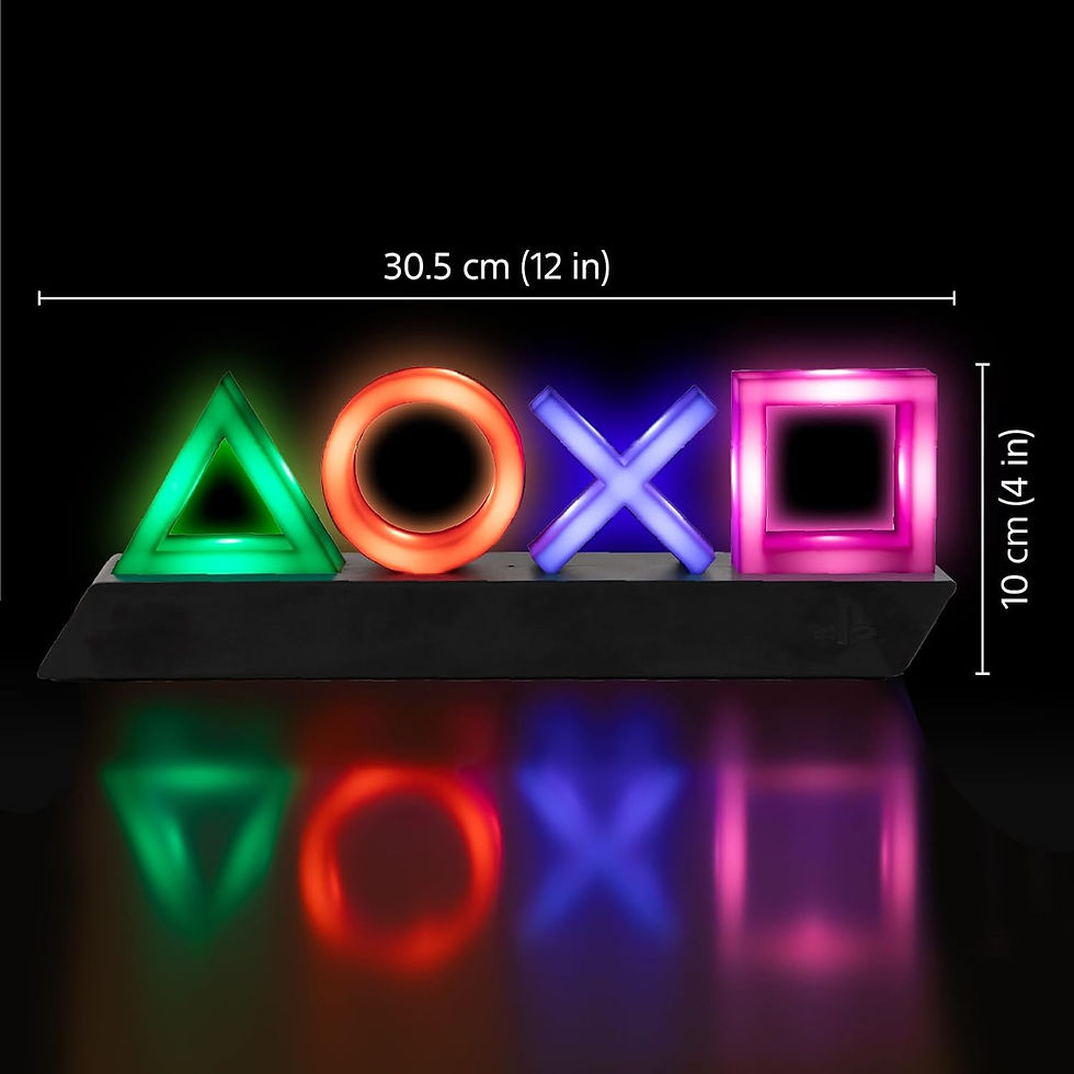 Thumbnail: Paladone Playstation Controller Icons Light with 3 Light Modes - Sound Reactive