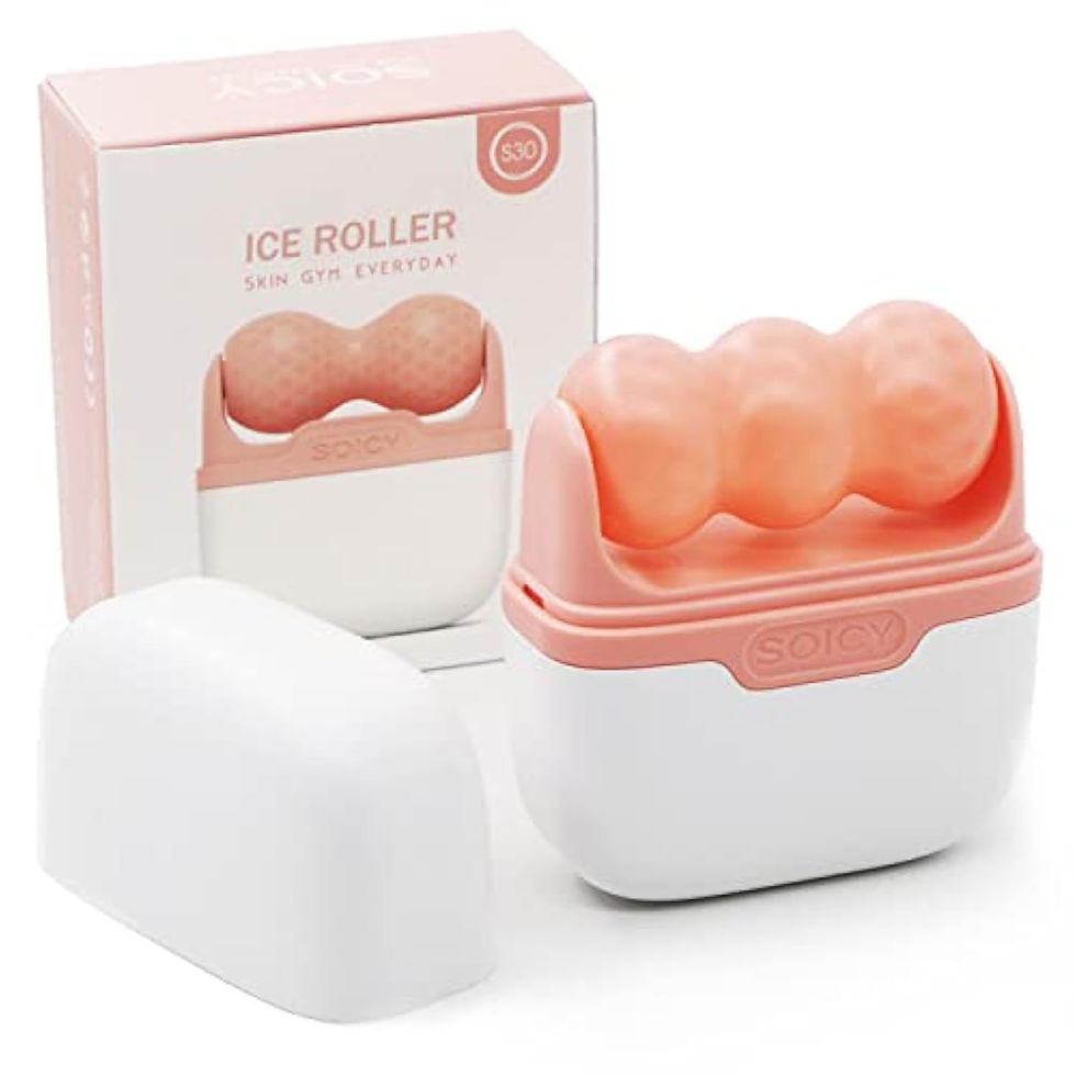 Thumbnail: Ice Roller for Face and Eyes - Facial Skin Care Tools with 2 in 1 Face Roller a