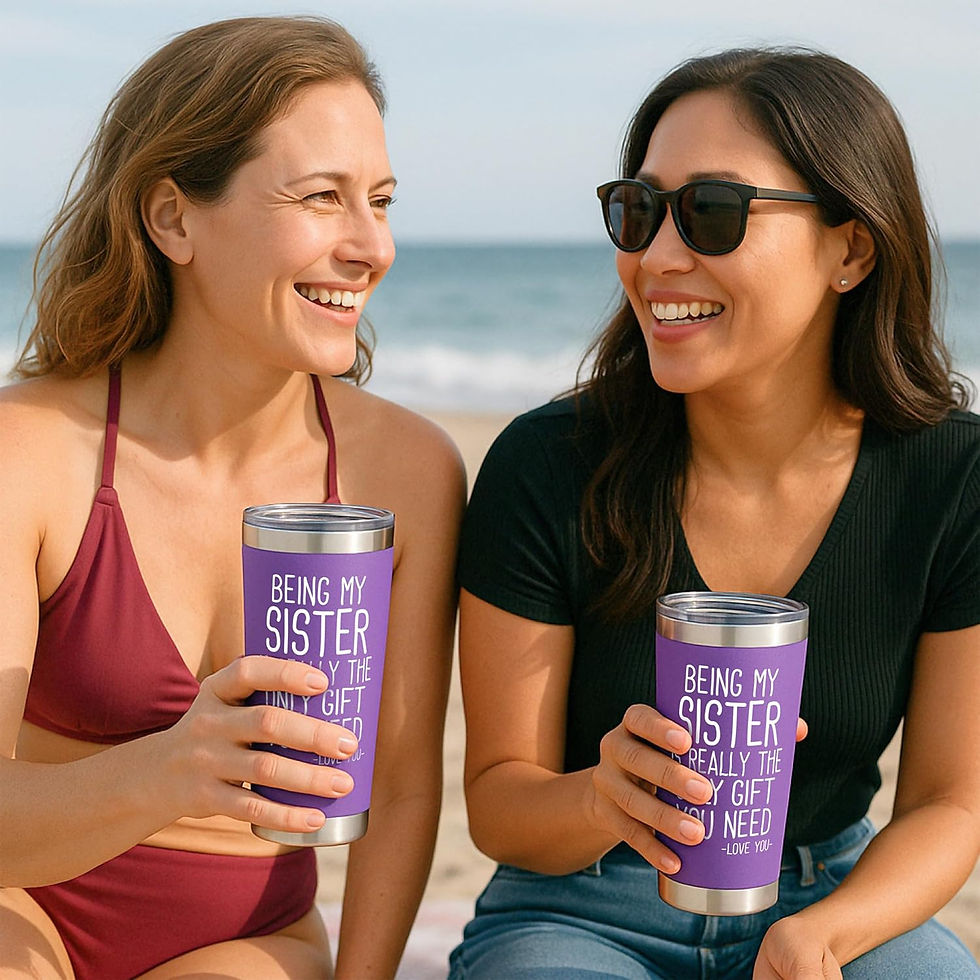 Thumbnail: KLUBI Sister Gifts for Women - Being My Sister Is The Only Gift You Need 20oz B