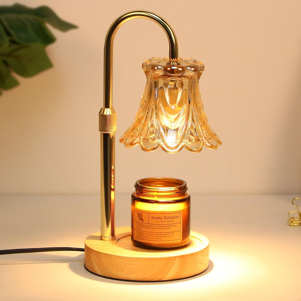 Thumbnail: GEEZO Fragrance Candle Warmer Lamp，Electric Candle Warmer with Timer & Dimmer