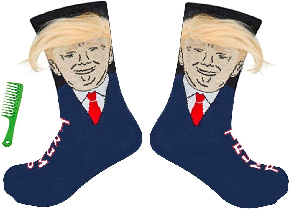 Thumbnail: T Legend Funny Socks For Supporters of Donald President Novelty MAGA Socks, Uni