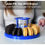 Thumbnail: OHSO Ultimate Cookie Dunking Set - Oreo Cookie Dunker Glass, Cookie Plate Holds