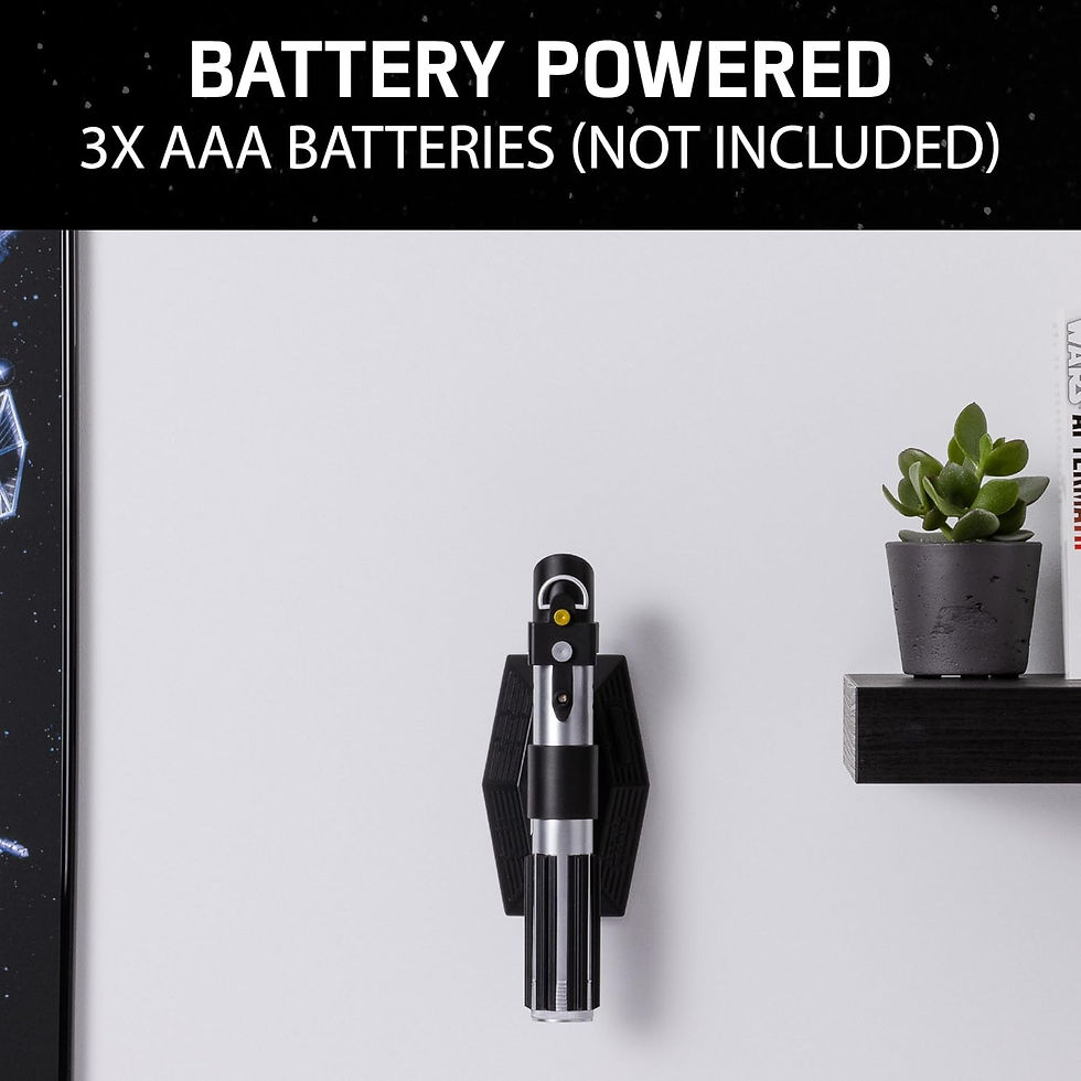 Thumbnail: Paladone Star Wars Official Licensed Lightsaber Light Fixture, Jedi Lighting De