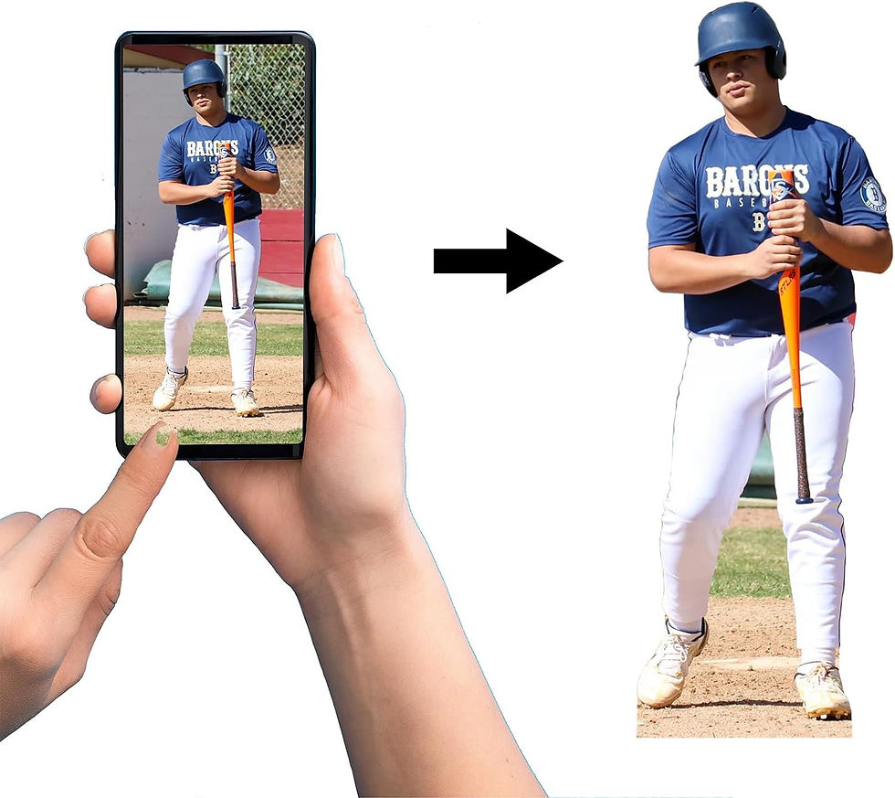 Thumbnail: Life Size Cutout, Personalized with The Photo You Upload. High Resolution Print