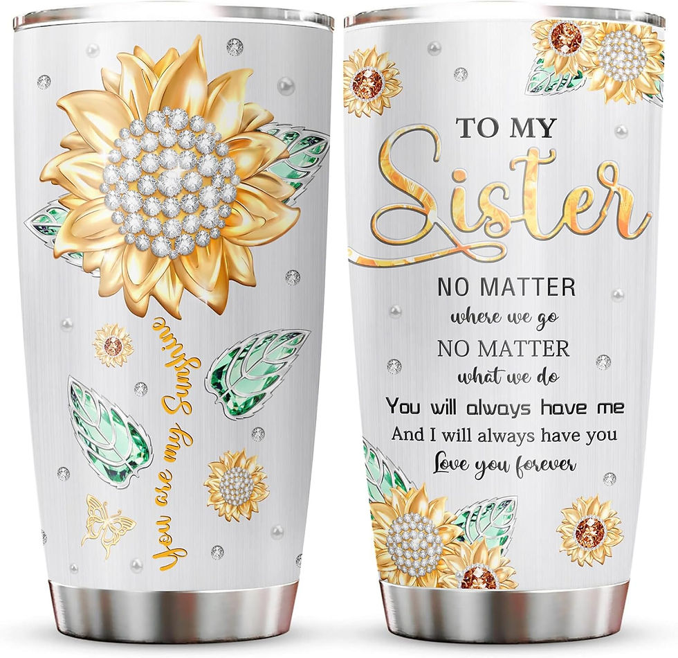 Thumbnail: Muilzon Best Big/Little Sister Gifts from Sisters Tumblers 20oz - Cool/Funny Gi