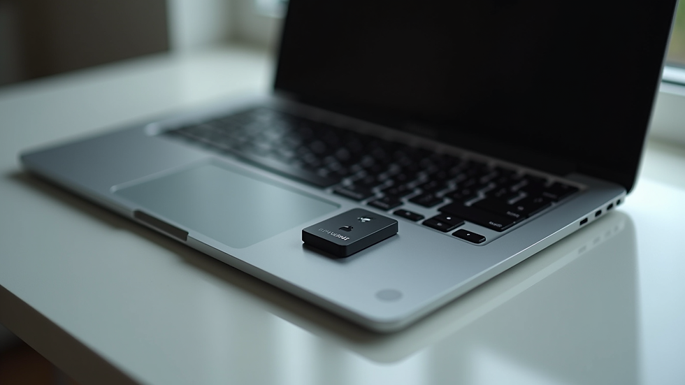 close-up view of laptop keyboard with some keys removed for cleaning