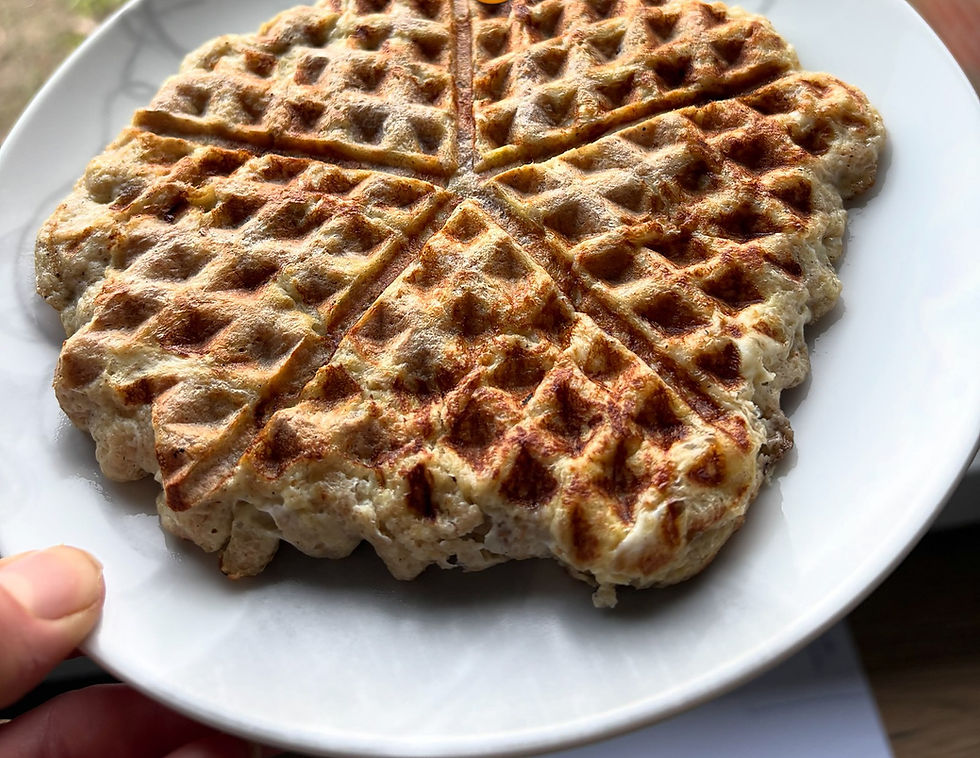 Semmelknödel-Waffeln aus altem Brot