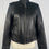 Thumbnail: Y2k Black Genuine Leather Jacket