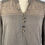 Thumbnail: Oversized Earth Tone Vintage Blouse