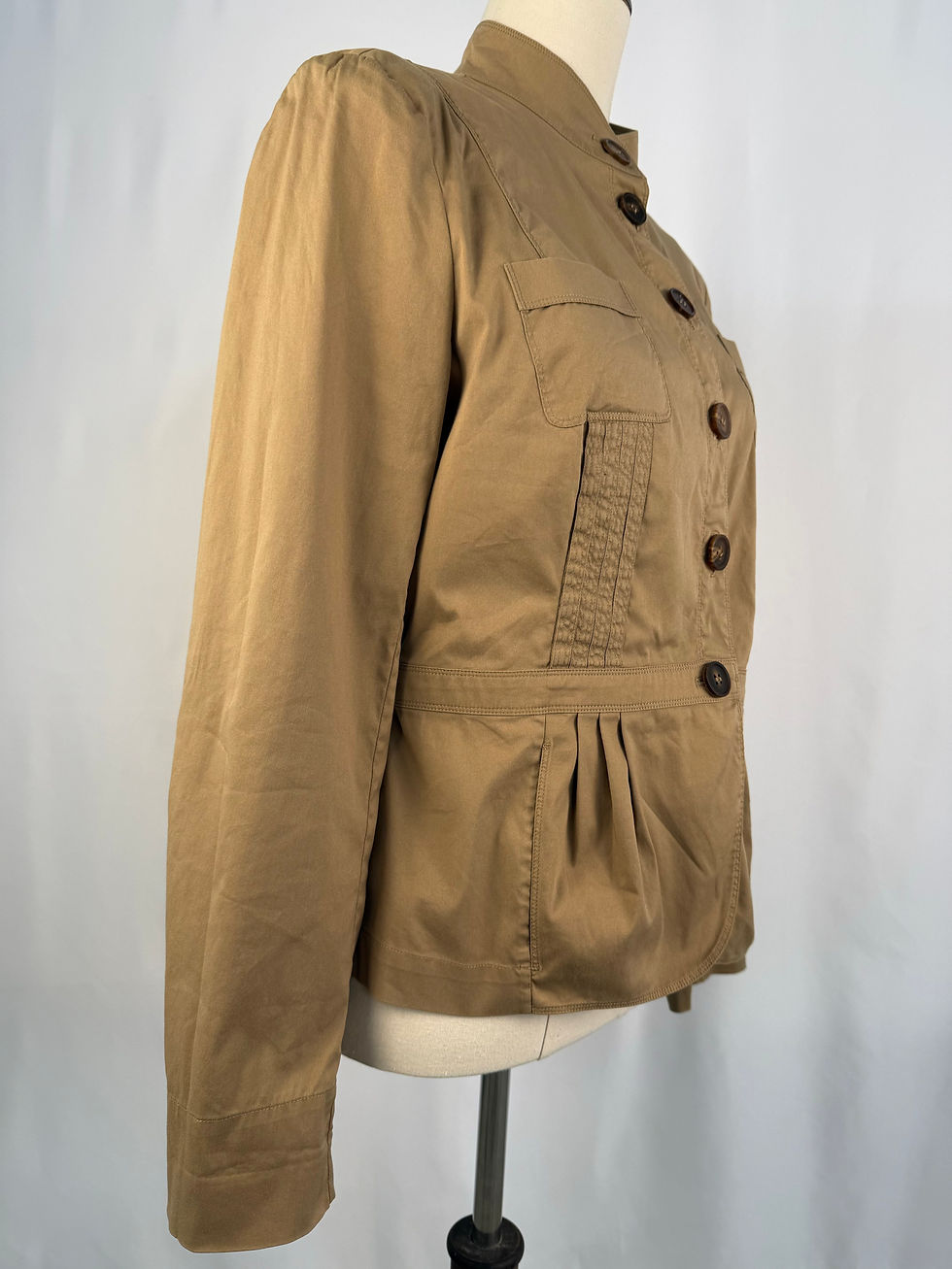 Cotton Beige Spring Jacket