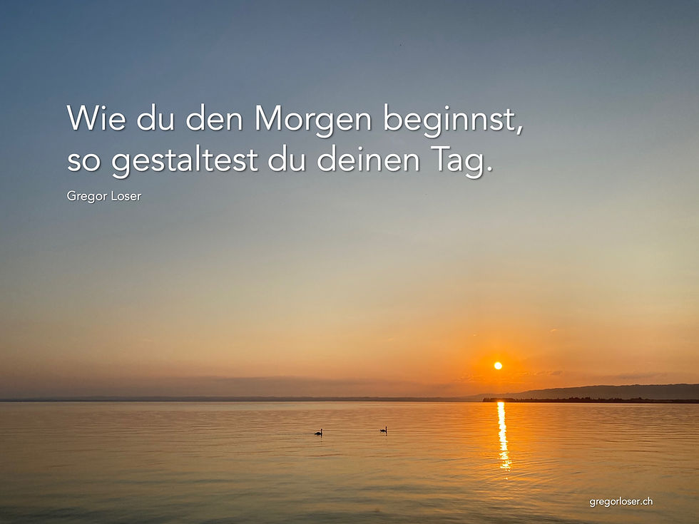 Morgenrituale für einen klaren Geist