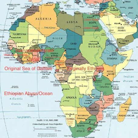 MODERN ISRAEL VS. WEST AFRICAN BIBLICAL LOCATIONS