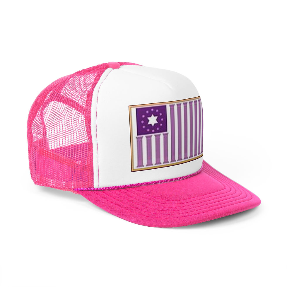 Miniature : Vintage Star Flag Trucker Cap | Stylish Adjustable Hat for Outdoor Enthusiasts