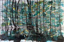 Koi Pond (48" x 72")